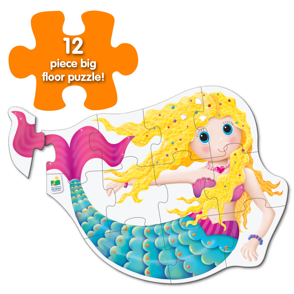 PRIMUL MEU PUZZLE DE PODEA - SIRENA - THE LEARNING JOURNEY (TLJ106433) - Libelula Vesela - Jucarii
