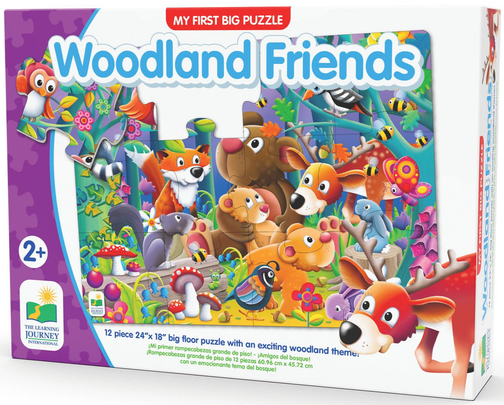 PRIMUL MEU PUZZLE DE PODEA - PRIETENII PADURII - THE LEARNING JOURNEY (TLJ108109) - Libelula Vesela - Jucarii