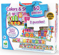SET 2 PUZZLE-URI TRENUL URIAS CU CULORI SI FORME - THE LEARNING JOURNEY (TLJ109564) - Libelula Vesela - Jucarii
