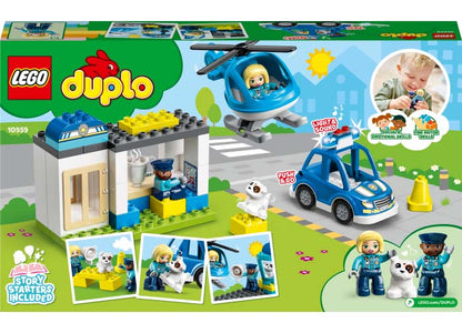SECTIE DE POLITIE SI ELICOPTER - LEGO DUPLO - LEGO (10959) - Libelula Vesela - Jucarii