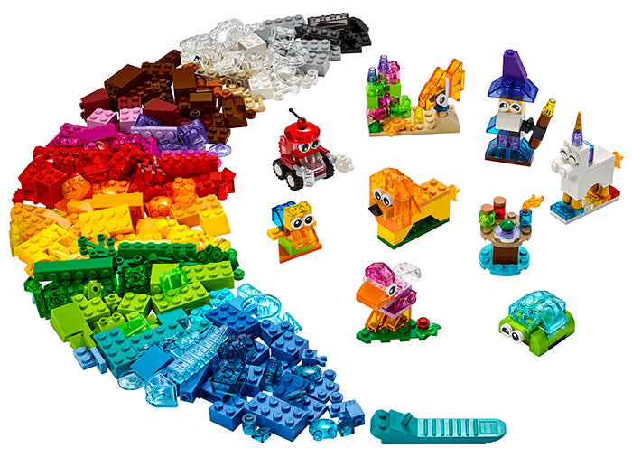 CARAMIZI TRANSPARENTE - LEGO CLASSIC - LEGO (11013) - Libelula Vesela - Jucarii