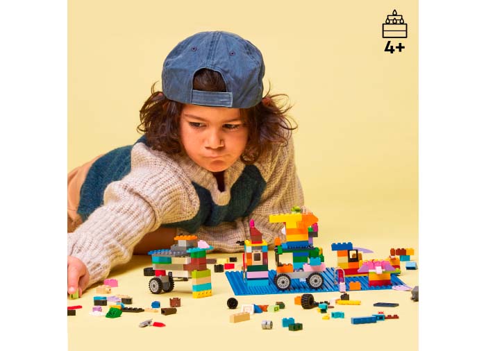 PLACA DE BAZA ALBASTRA - LEGO CLASSIC - LEGO (11025) - Libelula Vesela - Jucarii