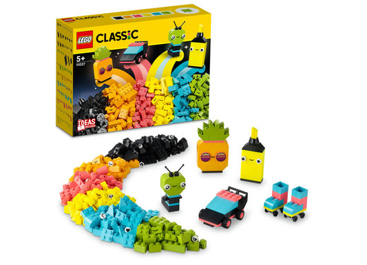 DISTRACTIE CREATIVA IN CULORI NEON - LEGO CLASSIC (11027)
