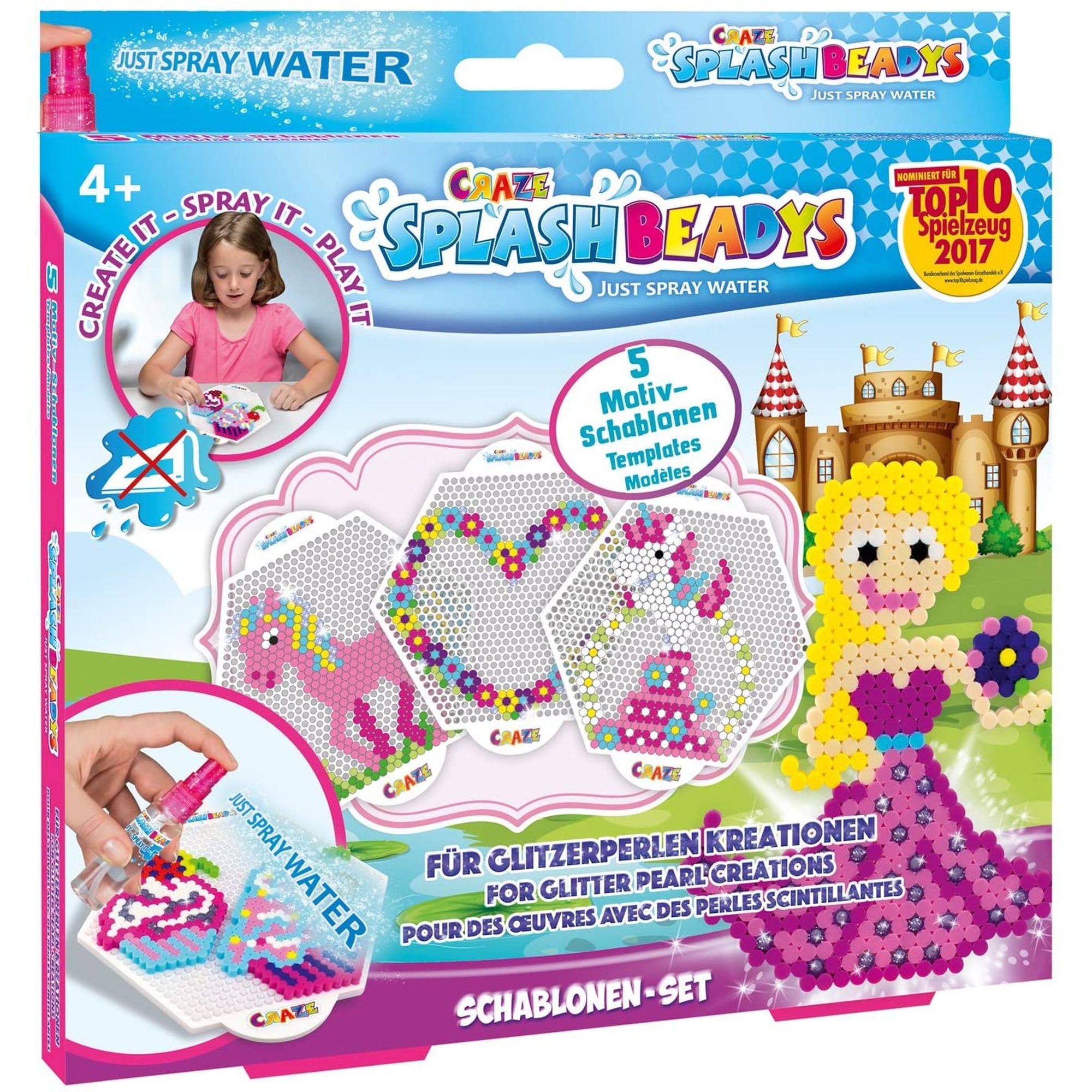 CRAZE - SET CREATIE MARGELE PENTRU FETE - CRAZE (CRZ11096) - Libelula Vesela - Jucarii