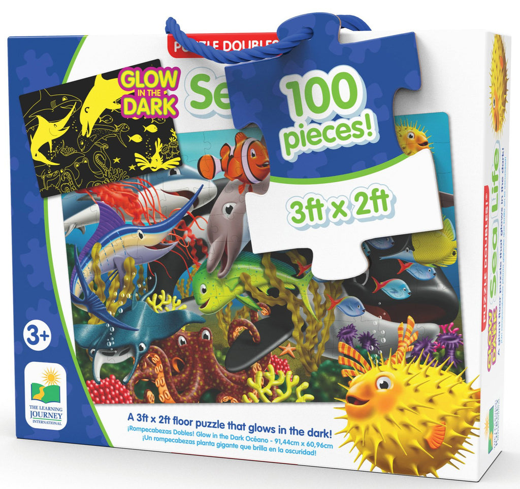 PUZZLE STRALUCESTE IN INTUNERIC - VIATA MARINA - THE LEARNING JOURNEY (TLJ115220) - Libelula Vesela - Jucarii