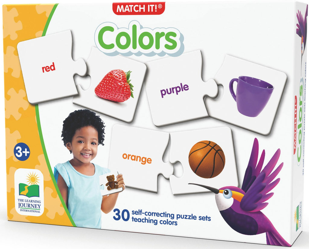 PUZZLE POTRIVESTE CULORILE - ENG - THE LEARNING JOURNEY (TLJ118504) - Libelula Vesela - Jucarii