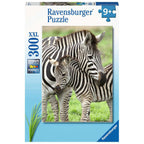 PUZZLE ZEBRE, 300 PIESE - RAVENSBURGER (RVSPC12948) - Libelula Vesela - Jucarii