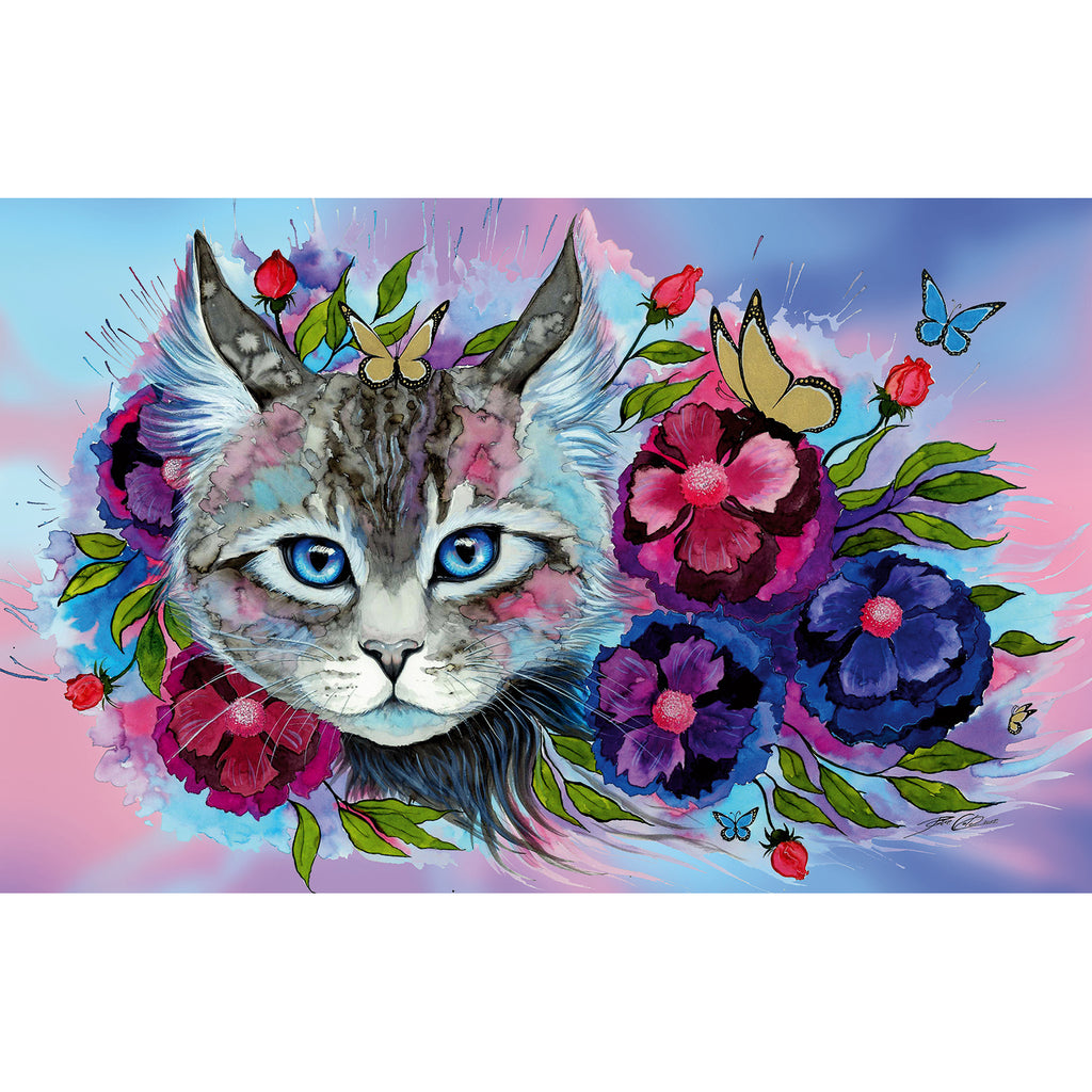 PUZZLE OCHI DE PISICA, 200 PIESE - RAVENSBURGER (RVSPA12960) - Libelula Vesela - Jucarii
