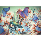PUZZLE PASAREA COLIBRI, 300 PIESE - RAVENSBURGER (RVSPA12969) - Libelula Vesela - Jucarii