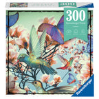 PUZZLE PASAREA COLIBRI, 300 PIESE - RAVENSBURGER (RVSPA12969) - Libelula Vesela - Jucarii