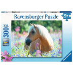 PUZZLE CALUT PE CAMP DE FLORI, 300 PIESE - RAVENSBURGER (13294) - Libelula Vesela - Jucarii