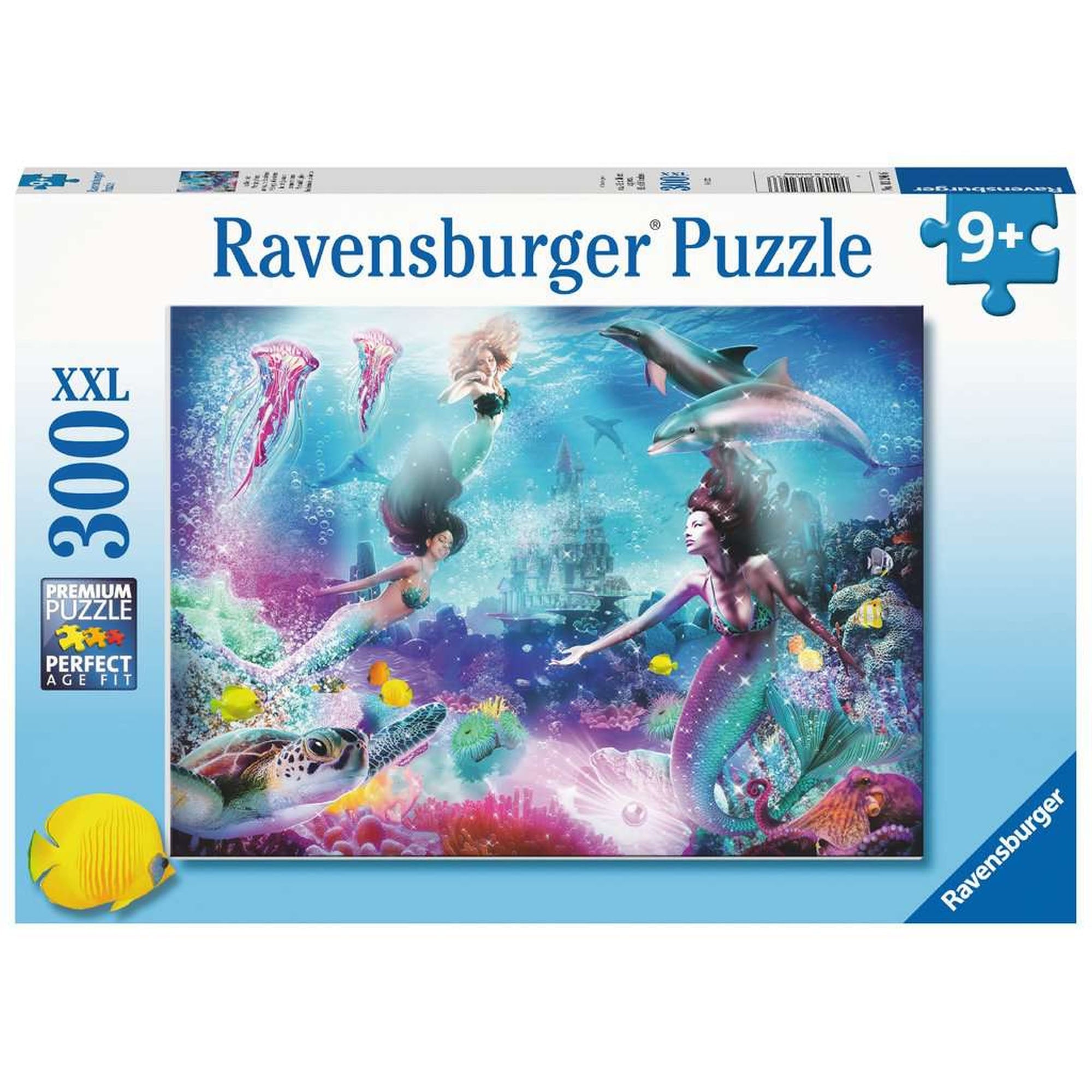PUZZLE TARAMUL SIRENELOR, 300 PIESE - RAVENSBURGER (13296) - Libelula Vesela - Jucarii