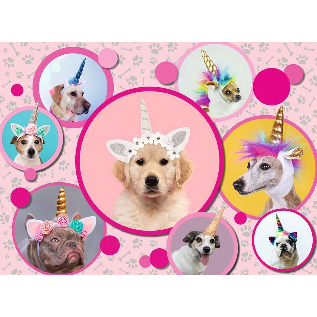 PUZZLE CATEI CU CORN, 300 PIESE - RAVENSBURGER (13297) - Libelula Vesela - Jucarii