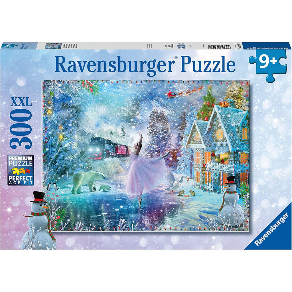 PUZZLE TARAMUL IERNII, 300 PIESE - RAVENSBURGER (RVSPC13299) - Libelula Vesela - Jucarii