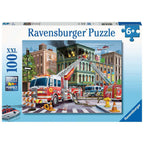PUZZLE MASINI DE POMIERI, 100 PIESE - RAVENSBURGER (RVSPC13329) - Libelula Vesela - Jucarii