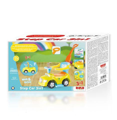 MASINUTA 2 IN 1 - STEP CAR - DOLU (D8031) - Libelula Vesela - Jucarii