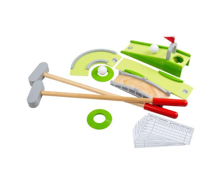 JOC MINI-GOLF DIN LEMN - BIGJIGS (BJ411) - Libelula Vesela - Jucarii