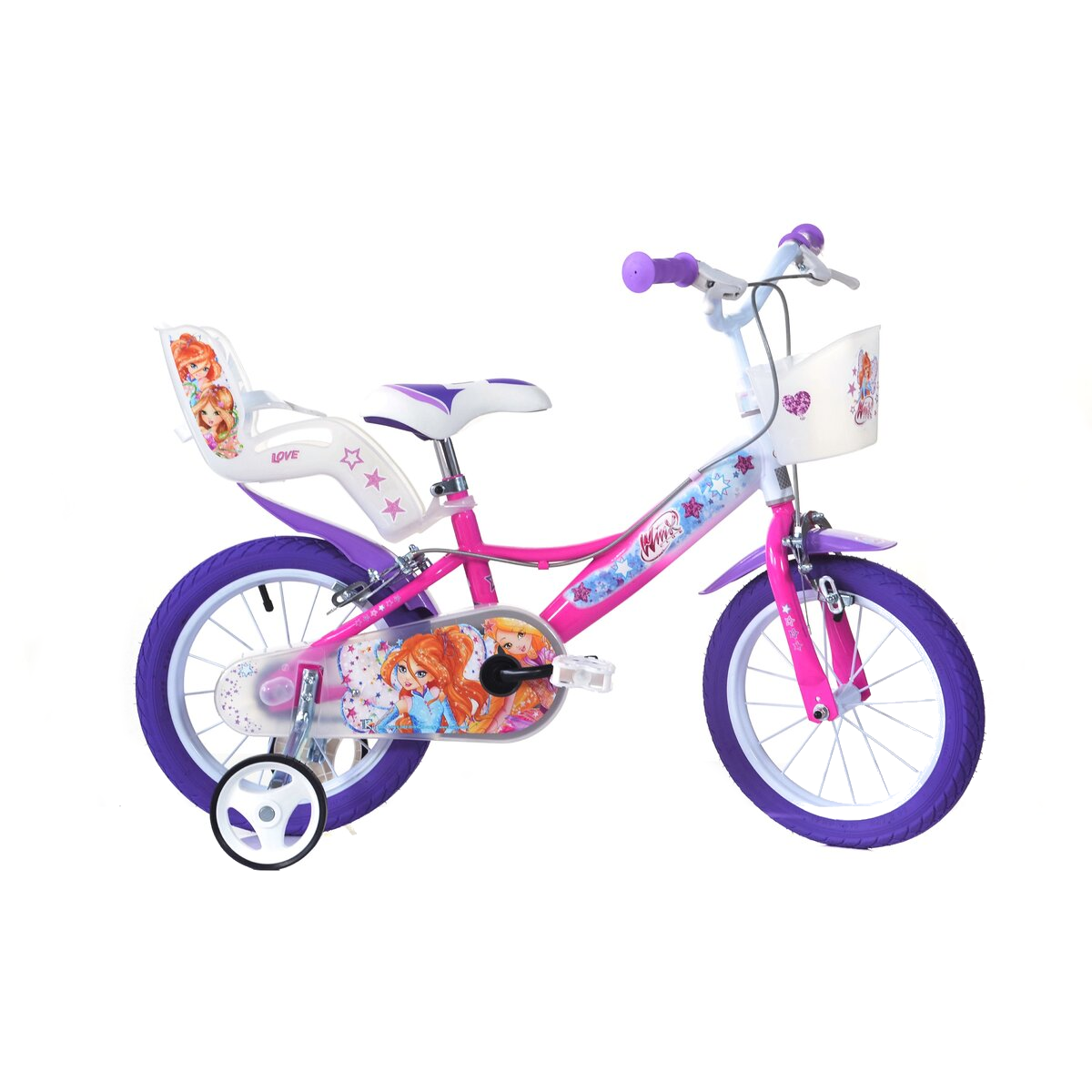 BICICLETA COPII 14'' WINX - DINO BIKES (144R WX7) - Libelula Vesela - Jucarii