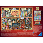 PUZZLE CABINETUL ARTISTULUI, 1000 PIESE - RAVENSBURGER (RVSPA14997) - Libelula Vesela - Jucarii