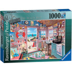 PUZZLE COLIBA LA PLAJA, 1000 PIESE - RAVENSBURGER (RVSPA15000) - Libelula Vesela - Jucarii