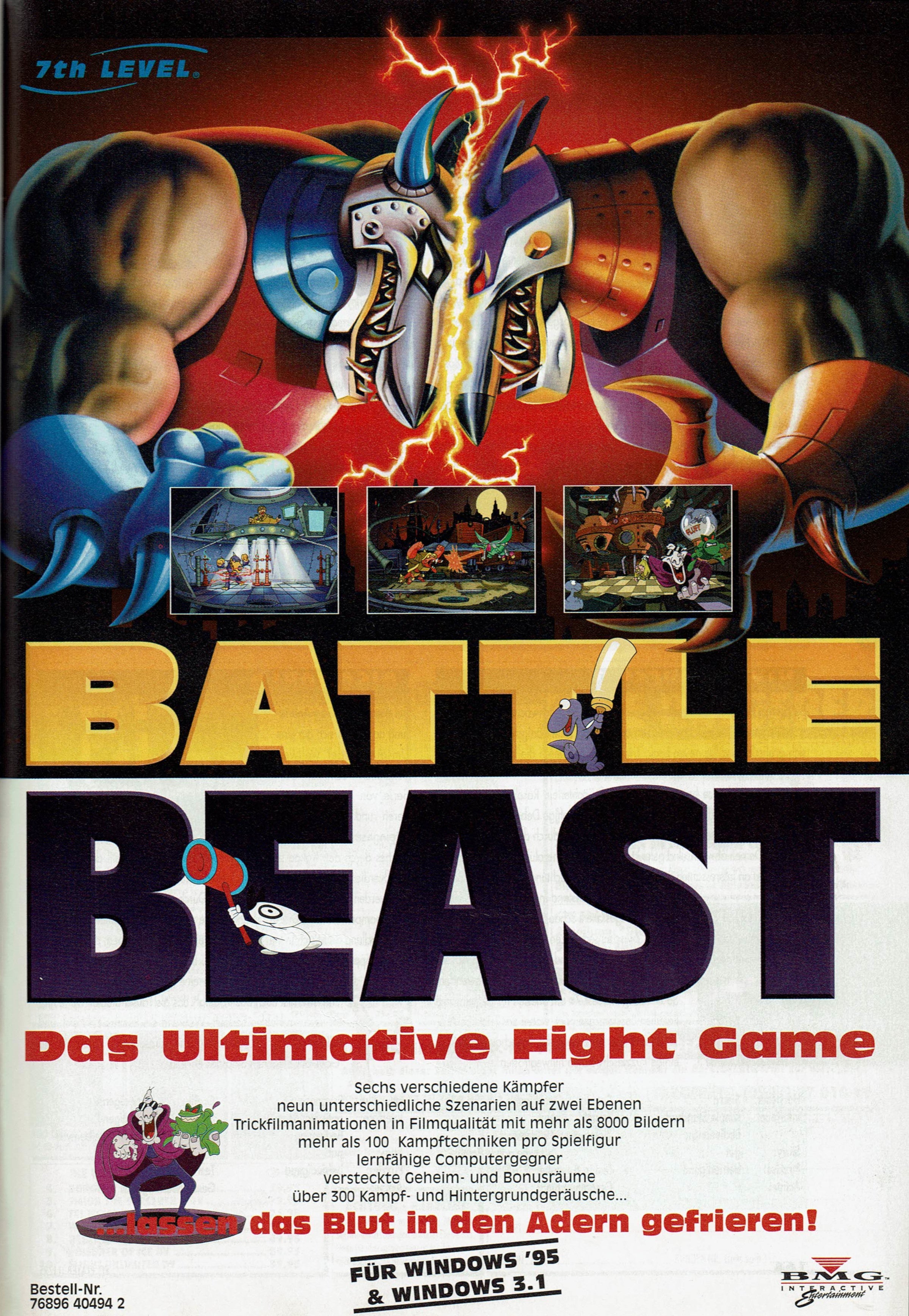 BEASTS BATTLE - STEAM - PC - WORLDWIDE - MULTILANGUAGE - Libelula Vesela - Jocuri video