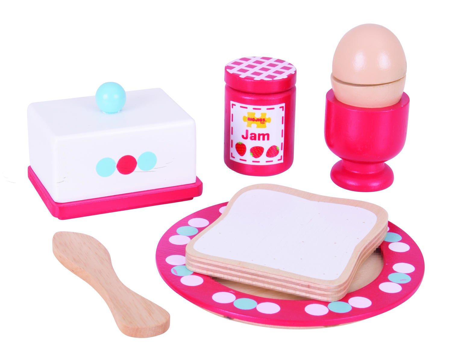 SET MIC DEJUN DIN LEMN - BIGJIGS (BJ615) - Libelula Vesela - Jucarii