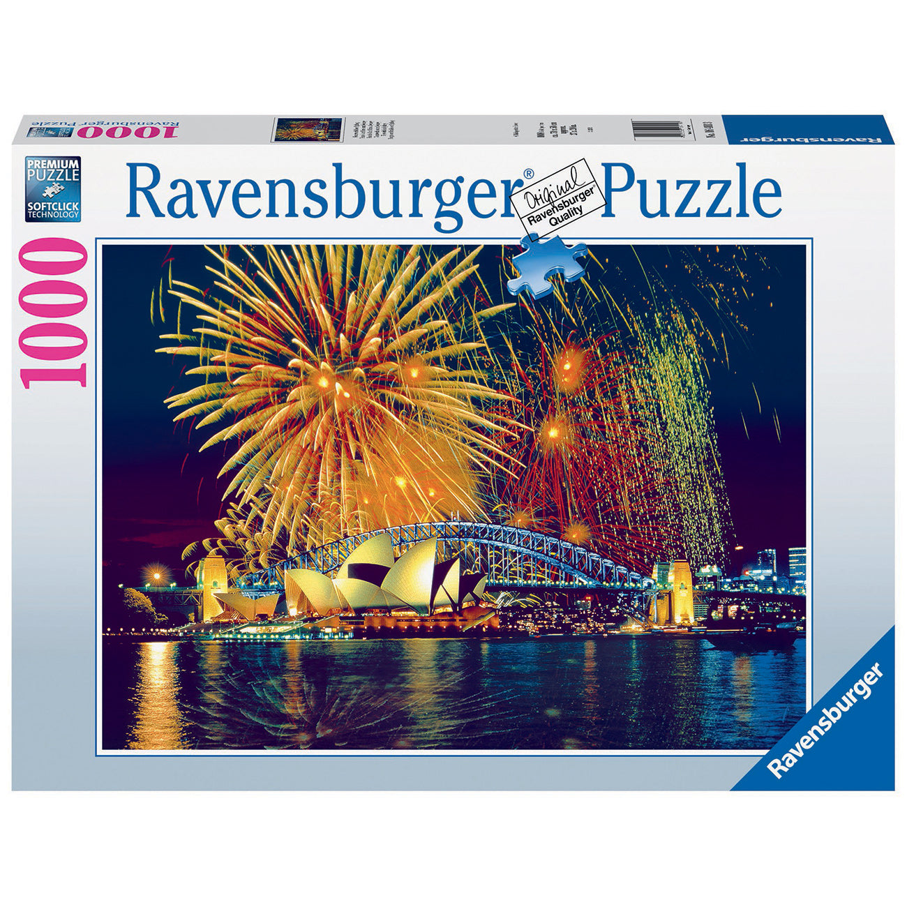 PUZZLE SYDNEY AUSTRALIA, 1000 PIESE - RAVENSBURGER (RVSPA16410) - Libelula Vesela - Jucarii