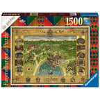 PUZZLE HARTA HOGWARTS, 1500 PIESE - RAVENSBURGER (RVSPA16599) - Libelula Vesela - Jucarii