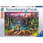 PUZZLE SALBATICIE, 3000 PIESE - RAVENSBURGER (RVSPA16719) - Libelula Vesela - Jucarii