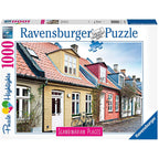 PUZZLE AARHUS DANEMARCA, 1000 PIESE - RAVENSBURGER (RVSPA16741) - Libelula Vesela - Jucarii
