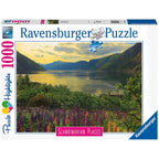 PUZZLE FIORD NORVEGIA, 1000 PIESE - RAVENSBURGER (RVSPA16743) - Libelula Vesela - Jucarii