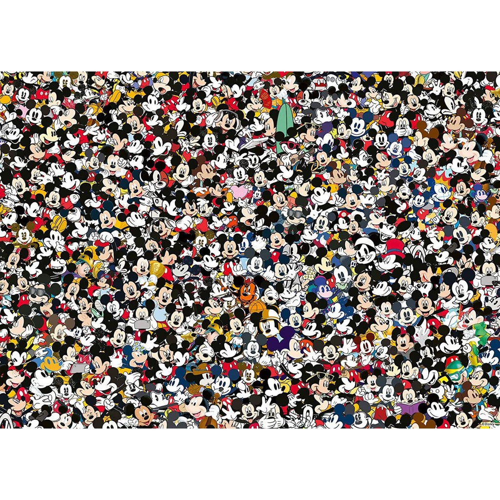 PUZZLE PROVOCARE MICKEY SI PRIETENII, 1000 PIESE - RAVENSBURGER (RVSPA16744) - Libelula Vesela - Jucarii