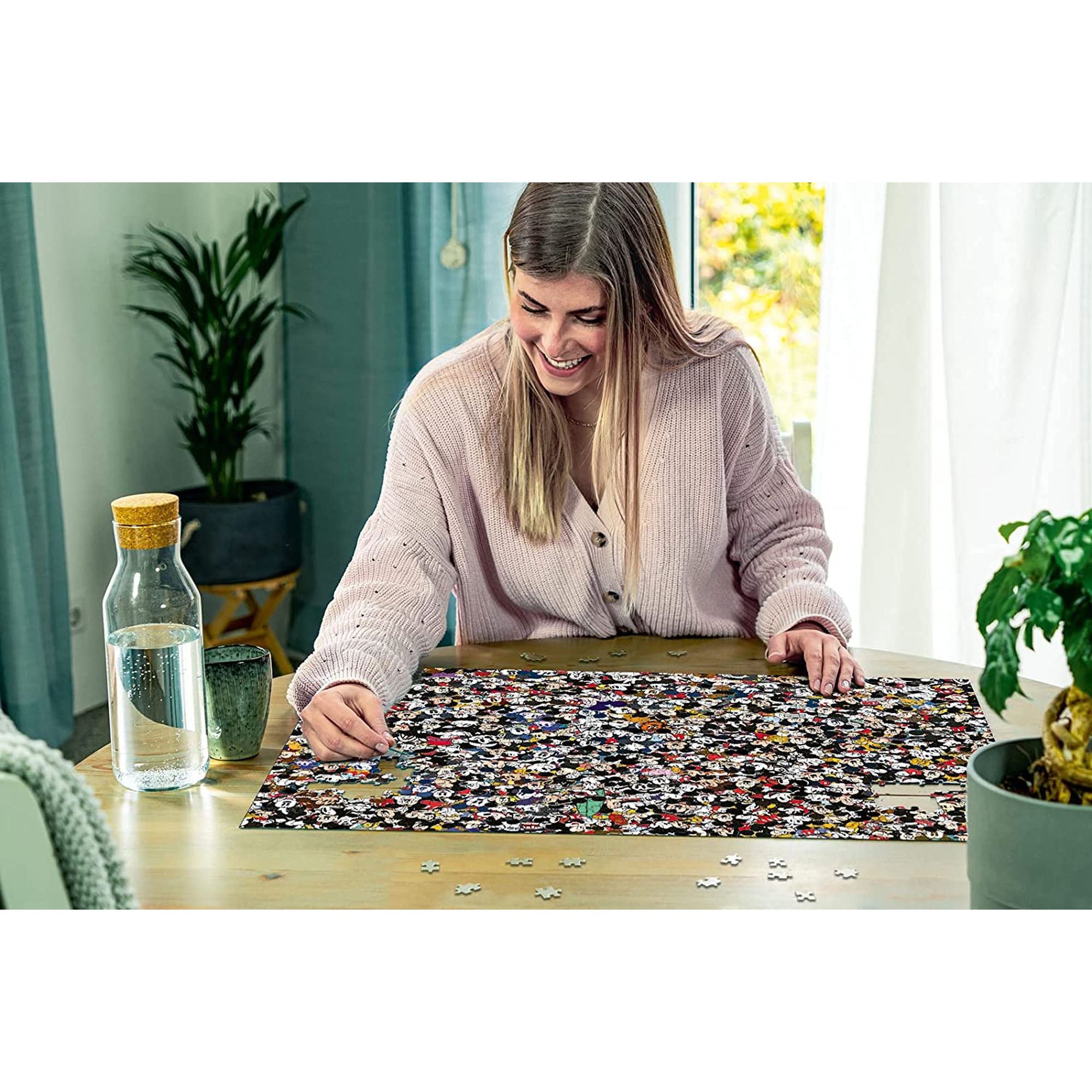 PUZZLE PROVOCARE MICKEY SI PRIETENII, 1000 PIESE - RAVENSBURGER (RVSPA16744) - Libelula Vesela - Jucarii