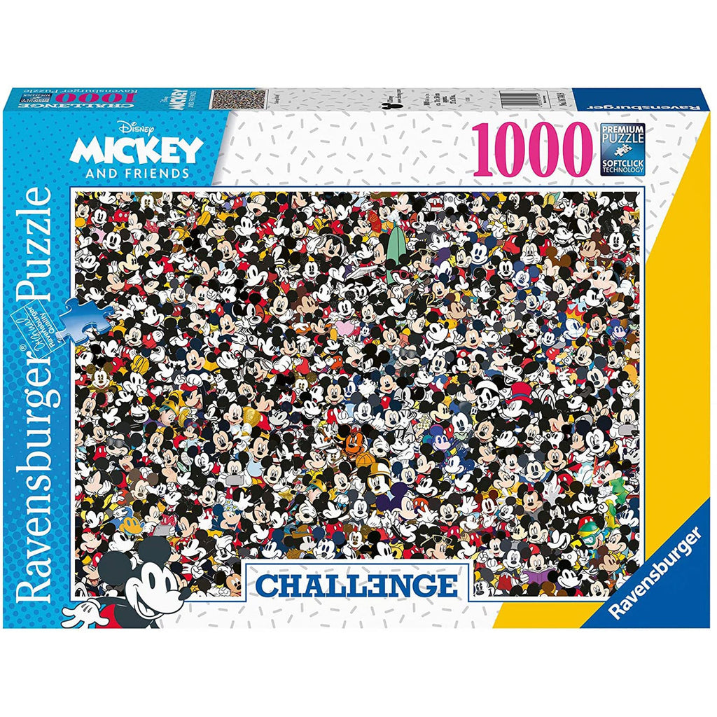 PUZZLE PROVOCARE MICKEY SI PRIETENII, 1000 PIESE - RAVENSBURGER (RVSPA16744) - Libelula Vesela - Jucarii