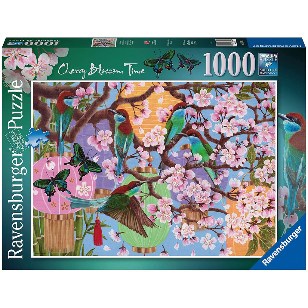 PUZZLE FLORI DE CIRES, 1000 PIESE - RAVENSBURGER (RVSPA16764) - Libelula Vesela - Jucarii