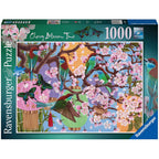 PUZZLE FLORI DE CIRES, 1000 PIESE - RAVENSBURGER (RVSPA16764) - Libelula Vesela - Jucarii