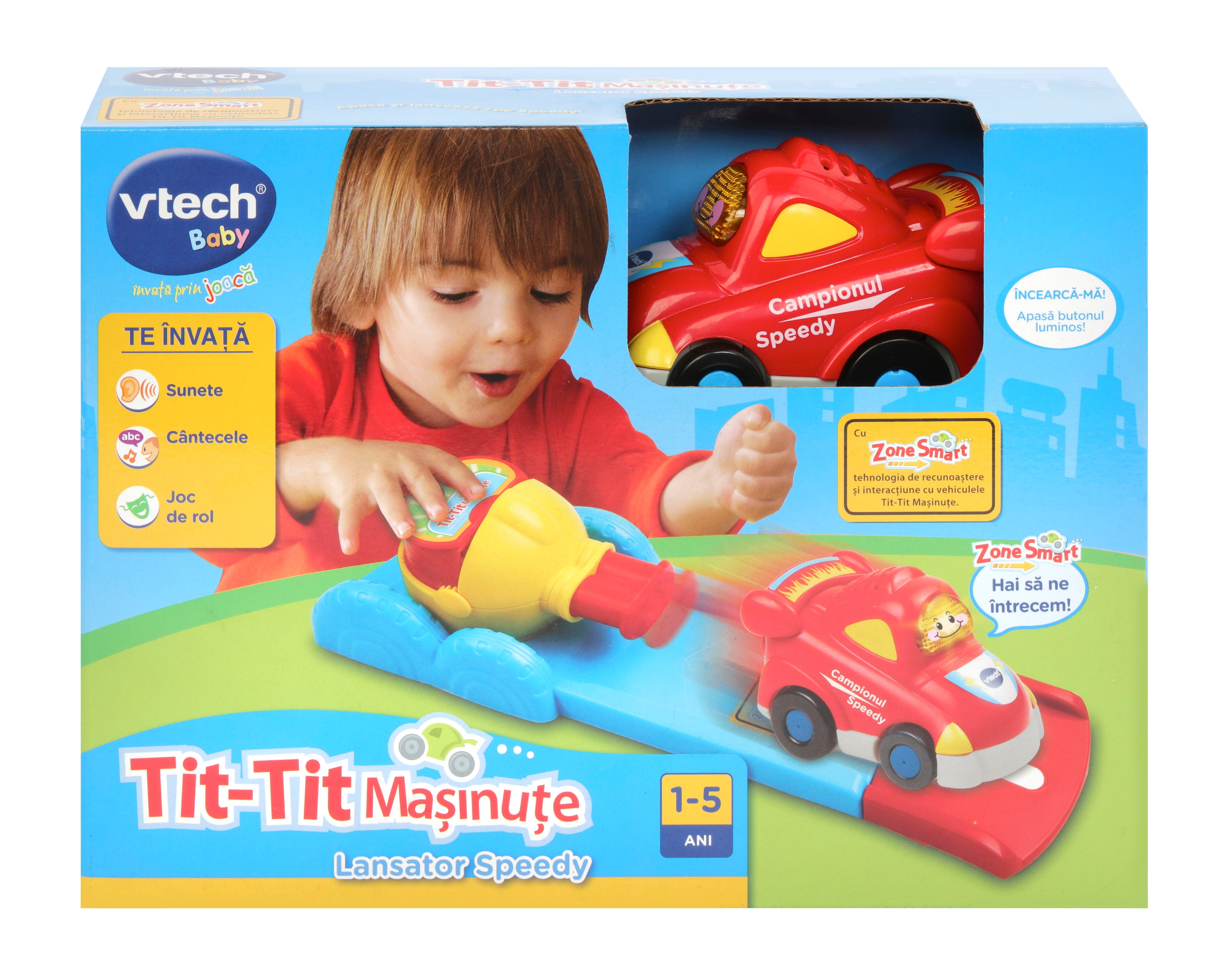 TIT TIT LANSATORUL SPEEDY - VTECH (VT144012) - Libelula Vesela - Jucarii