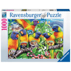 PUZZLE TINUTUL LORIINILOR, 1000 PIESE - RAVENSBURGER (RVSPA16815) - Libelula Vesela - Jucarii