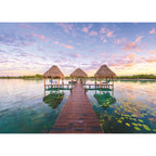 PUZZLE INSULA TROPICALA, 1000 PIESE - RAVENSBURGER (16908) - Libelula Vesela - Jucarii