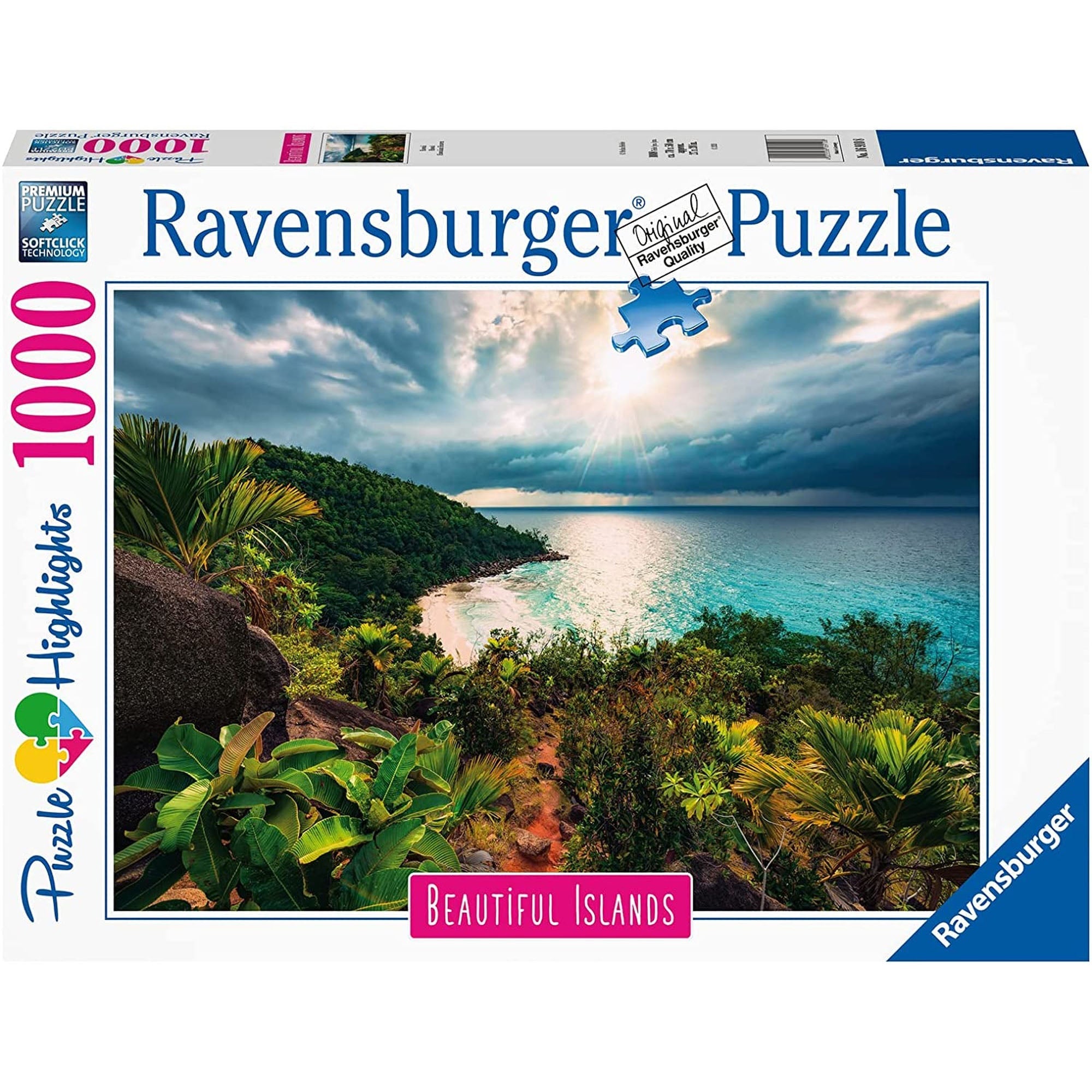 PUZZLE INSULA DIN HAWAI, 1000 PIESE - RAVENSBURGER (16910) - Libelula Vesela - Jucarii