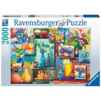 PUZZLE FRUMUSETEA VIETII, 2000 PIESE - RAVENSBURGER (16954) - Libelula Vesela - Jucarii