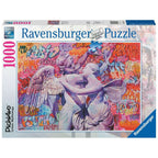 PUZZLE CUPID SI PSYCHE, 1000 PIESE - RAVENSBURGER (RVSPA16970) - Libelula Vesela - Jucarii