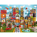 PUZZLE EAMES HOUSE OF CARDS FANTEZIE, 1500 PIESE - RAVENSBURGER (RVSPA17191) - Libelula Vesela - Jucarii