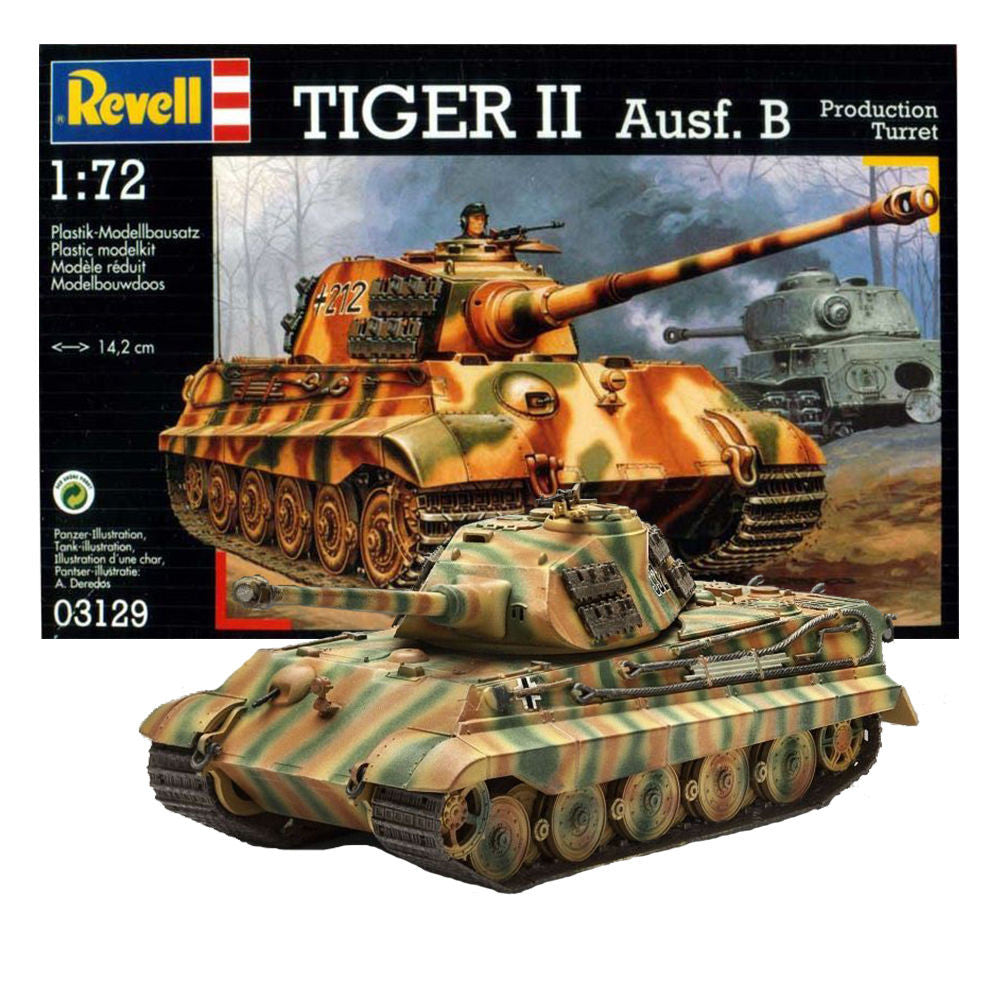 MACHETA REVELL TANC TIGER II (RV3129) - Libelula Vesela - Jucarii