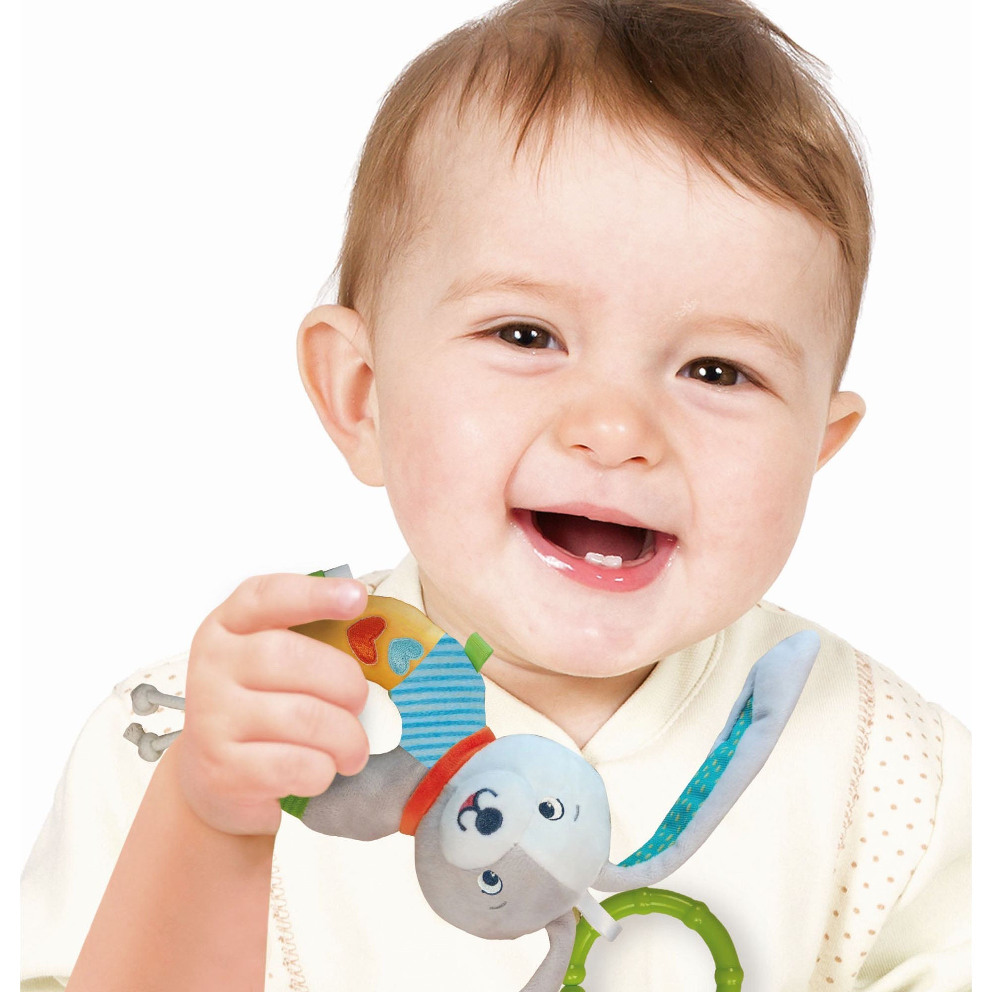 BABY CLEMENTONI - ZORNAITOARE DE PLUS IEPURAS - CLEMENTONI (CL17787) - Libelula Vesela - Jucarii