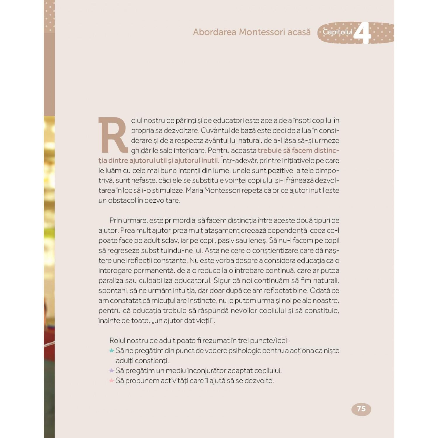 MONTESSORI DE LA NASTERE LA 3 ANI - DPH (978-606-683-443-8)