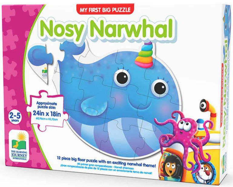 PRIMUL MEU PUZZLE DE PODEA - NARVAL - THE LEARNING JOURNEY (TLJ192511) - Libelula Vesela - Jucarii