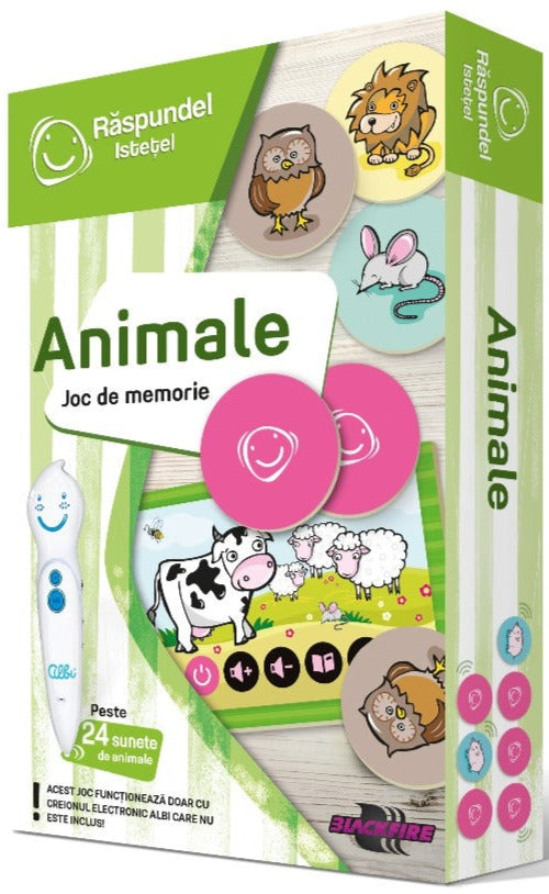 RASPUNDEL ISTETEL ANIMALE: JOC DE MEMORIE - ALBI (19580) - Libelula Vesela - Jucarii