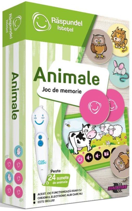 RASPUNDEL ISTETEL ANIMALE: JOC DE MEMORIE - ALBI (19580) - Libelula Vesela - Jucarii