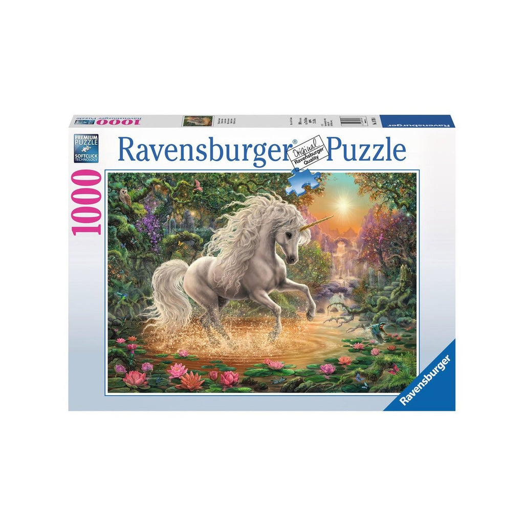PUZZLE UNICORN MISTIC, 1000 PIESE - RAVENSBURGER (19793) - Libelula Vesela - Jucarii